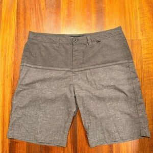 Travis Mathew Charcoal Flat Front Shorts